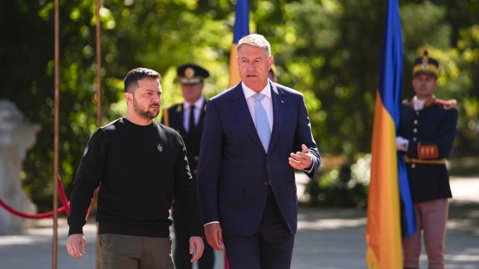 Zelenski și Iohannis prima întâlnire la Bucuresti